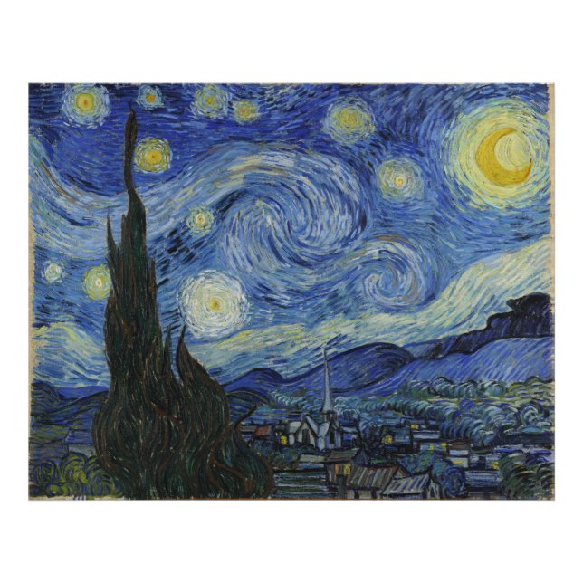 Starry Night by Vincent Van Gogh Photo Print (Front)