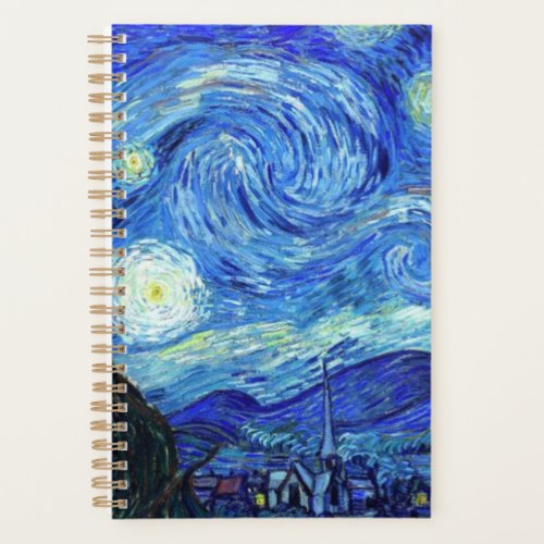 Starry Night By Vincent Van Gogh Planner