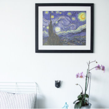 Starry Night By Vincent Van Gogh Poster by VanGogh_Gallery at Zazzle