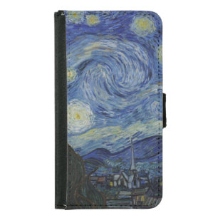 Starry Night by Vincent Van Gogh Samsung Galaxy S5 Wallet Case