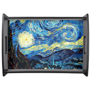 Starry Night by Vincent van Gogh, Serving Tray