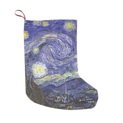 Starry Night by Vincent van Gogh Small Christmas Stocking