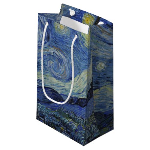 Starry Night by Vincent Van Gogh Small Gift Bag