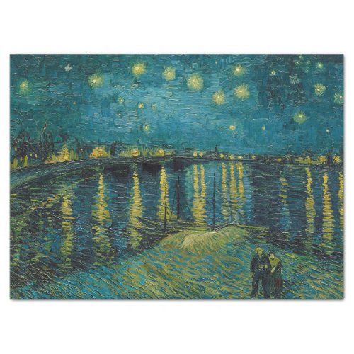 Starry Night by Vincent van Gogh Tissue Paper