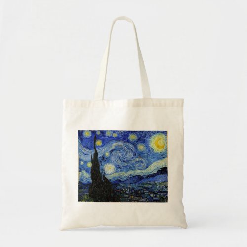 Starry Night by Vincent Van Gogh Tote Bag