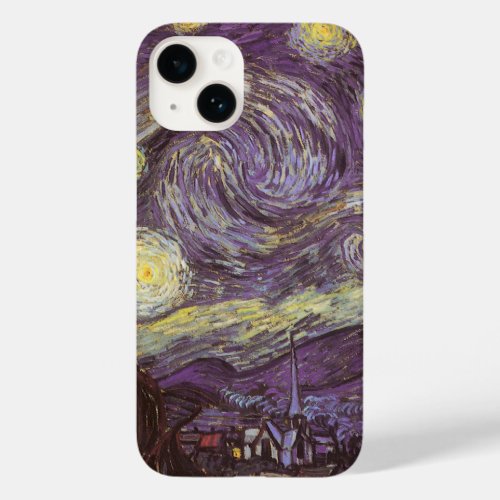 Starry Night by Vincent van Gogh Vintage Fine Art Case_Mate iPhone 14 Case