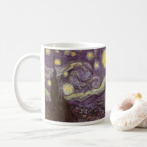 Starry Night by Vincent van Gogh Vintage Fine Art Coffee Mug
