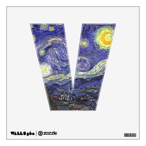 Starry Night by Vincent van Gogh Wall Decal