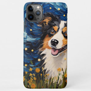 Starry Night Canine Dreamscape - Van Gogh Inspired iPhone 11Pro Max Case