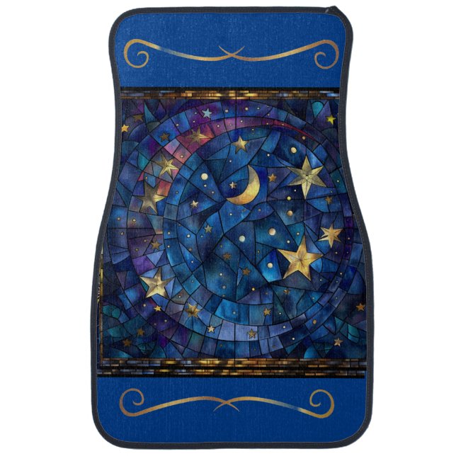 Starry Night Car Mats (Front)