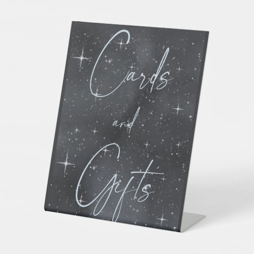 Starry Night Celestial Cards  Gifts Pedestal Sign