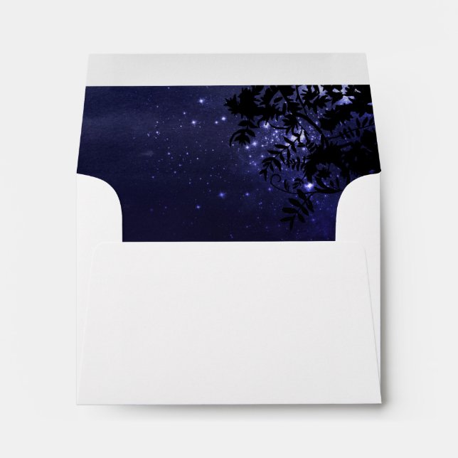 Starry Night Celestial Envelope (Back (Bottom))