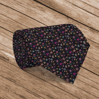 Starry Night Celestial Neck Tie