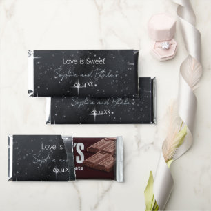 Starry Night Celestial Wedding Favors Hershey Bar Favors