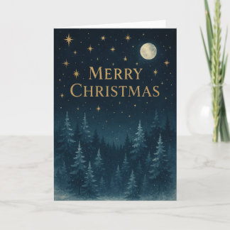 Starry Night Christmas Card