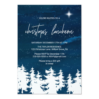christmas luncheon invitation