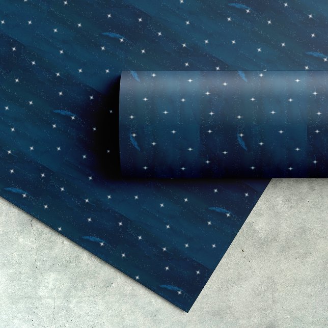 Starry Night Christmas Wrapping Paper (Creator Uploaded)