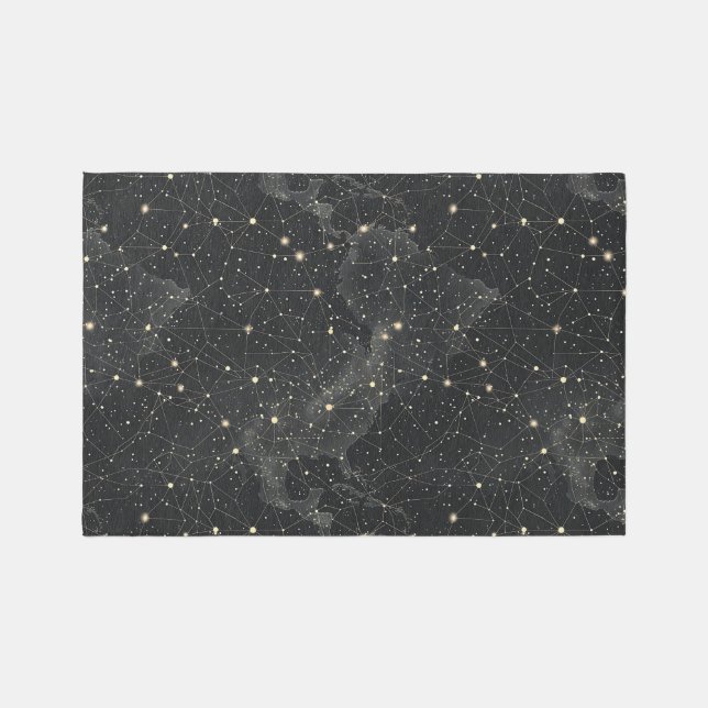 Starry Night Constellation Rug (Front)