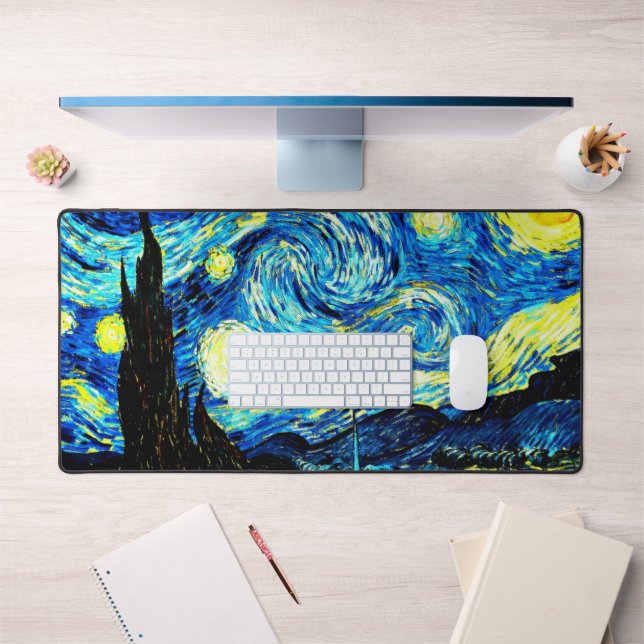 Starry Night Desk Mat (Office 1)