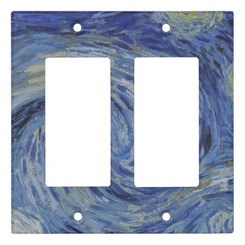 "starry Night" Detail Closeup By Van Gogh Light Switch Cover by decodesigns at Zazzle