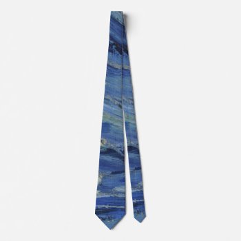 "starry Night" Detail Closeup By Van Gogh Neck Tie by decodesigns at Zazzle