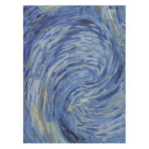 "Starry Night" detail closeup by Van Gogh Tablecloth