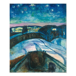 Starry Night | Edvard Munch | Photo Print