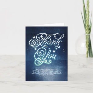 Starry Night Enchanted Wedding Thank You