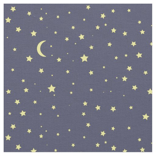 Starry Night Fabric | Zazzle