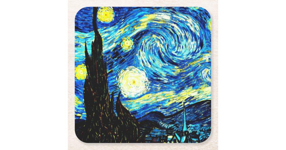 Custom The Starry Night (Van Gogh 1889) Preschool Backpack