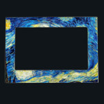 Starry Night, famous Van Gogh painting Magnetic Frame<br><div class="desc">Starry Night,  popular painting by Vincent van Gogh</div>