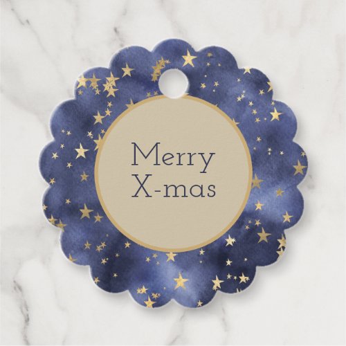 Starry Night Favor Tags