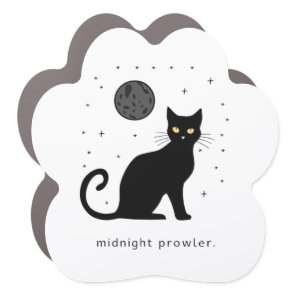 Starry Night Feline Car Magnet