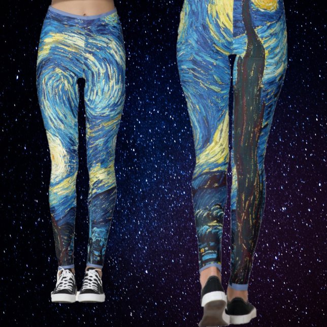 Starry Night Fine Art Van Gogh Leggings (Creator Uploaded)