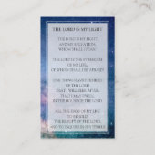 Starry Night Funeral Prayer Card | Loving Memory (Back)