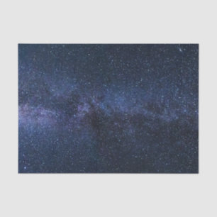 Starry Night Galaxy Blue Sky Space Stars Pattern Tissue Paper