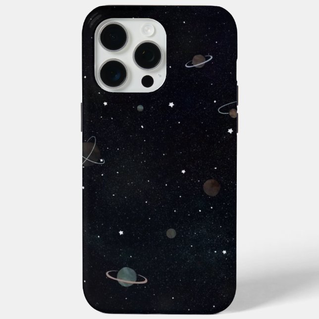 Starry Night Galaxy iPhone Case (Back)