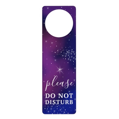 Starry Night Galaxy Professional Do Not Disturb Door Hanger