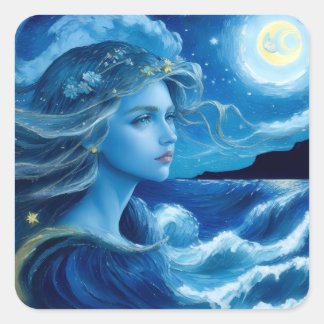 Starry Night 🌌 - Greek Goddess Fantasy Sticker #8