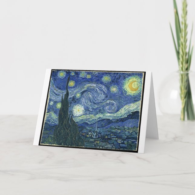 Starry Night Greeting Card (Front)