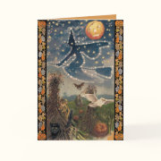 Starry Night Halloween Card