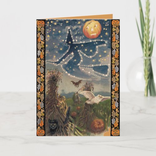 Starry Night Halloween Card