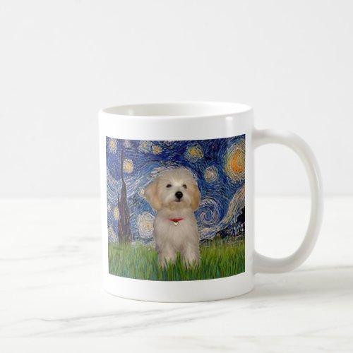 Starry Night _ Havanese Puppy Coffee Mug