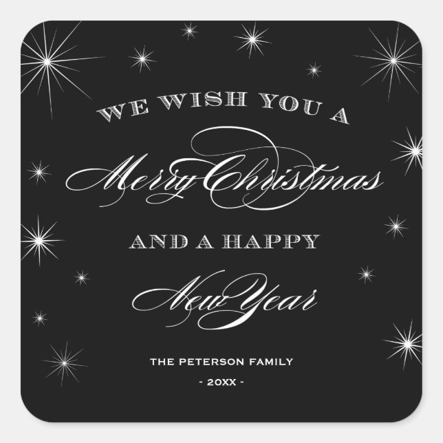 STARRY NIGHT | HOLIDAY STICKERS (Front)