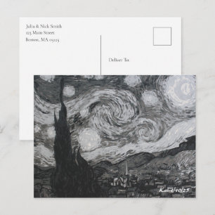 Starry Night I Vincent Van Gogh Postcard