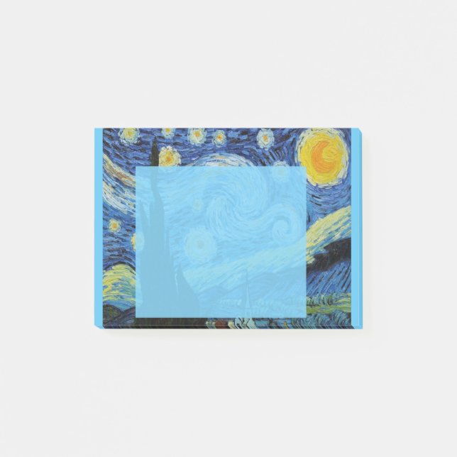 Starry Night in Blue Post-it Post-it Notes (Front)