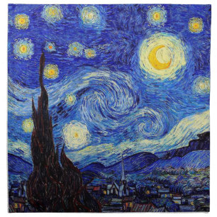 Starry Night Inspired Van Gogh Classic Products Napkin