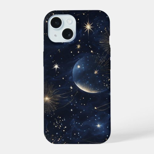Starry night iPhone 15 case