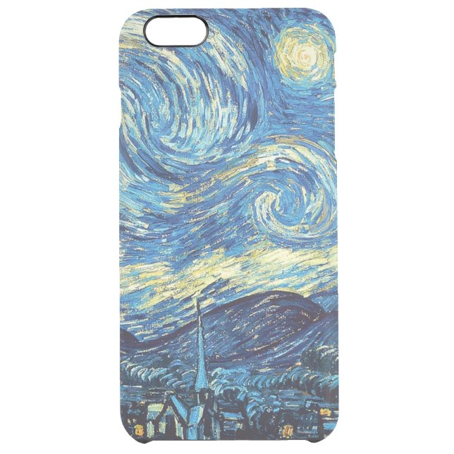 Starry Night iPhone 6/6S Plus Clear Case (Back)