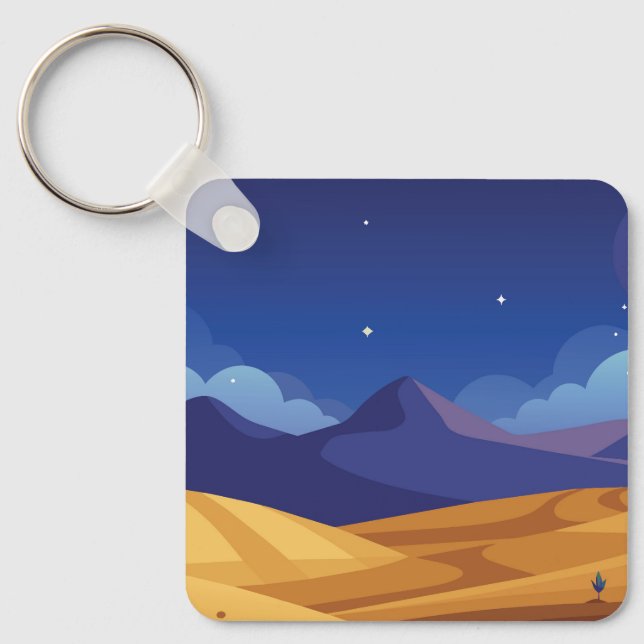 Starry night keychain (Front)